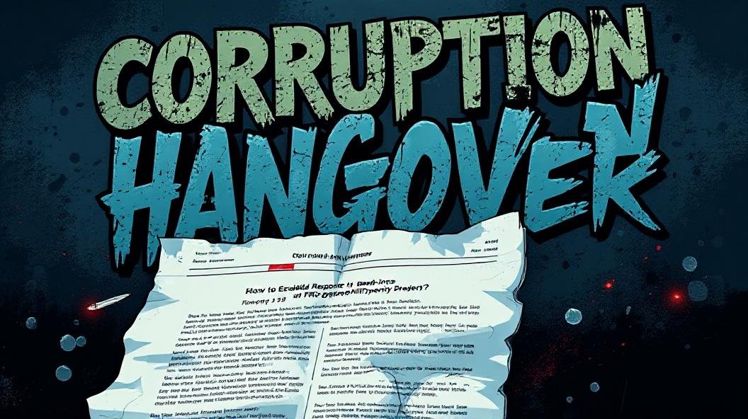 Corruption HangOver is the title and the website page is on How Police Should Respond to Break-ins of NRI Property